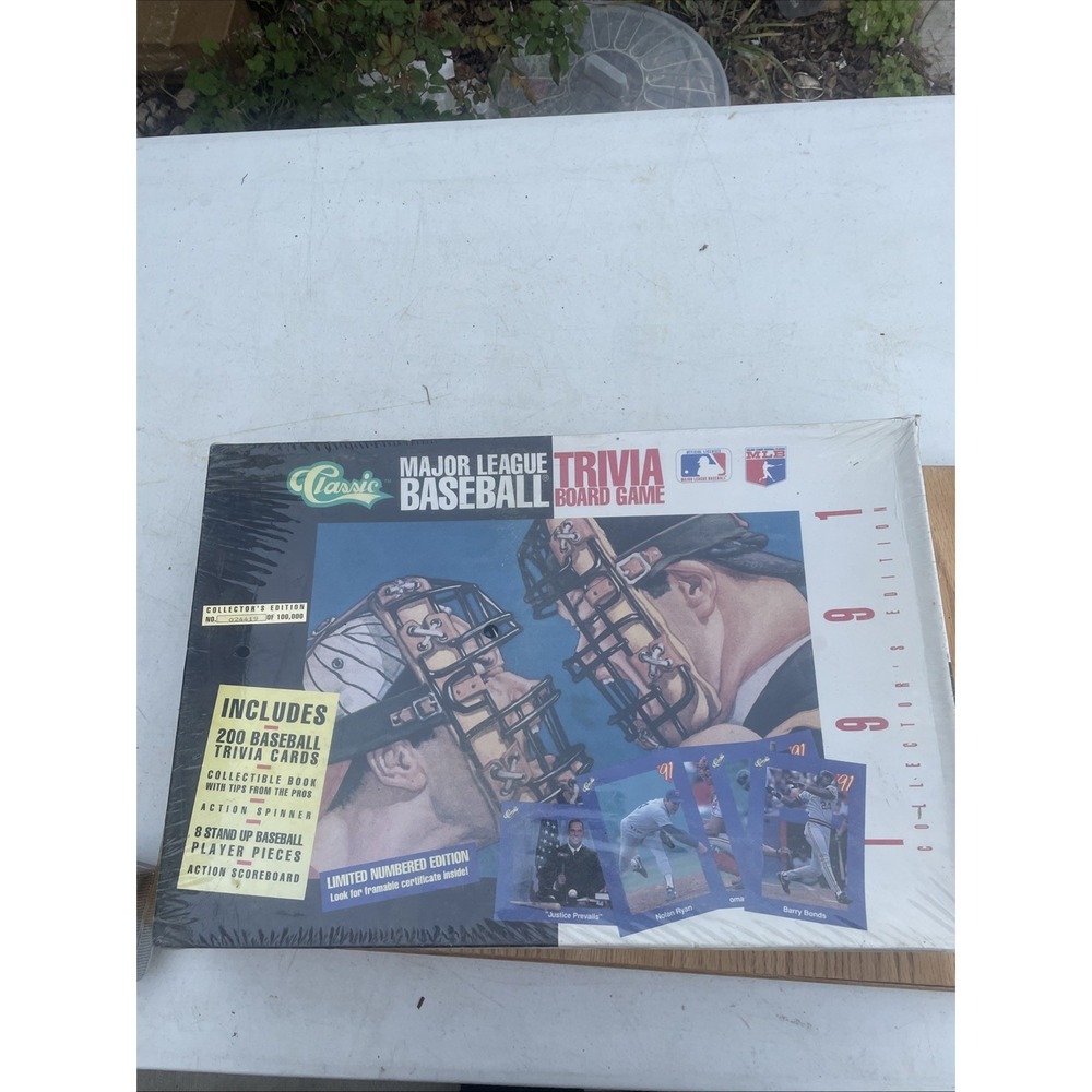 VTG 1991 Classic‎ Major League Baseball Trivia Board Game Collector's Ed Sealed